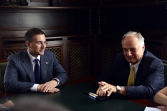 2 August 2012 National Assembly Speaker and Russian Ambassador (PHOTO: Tanjug)